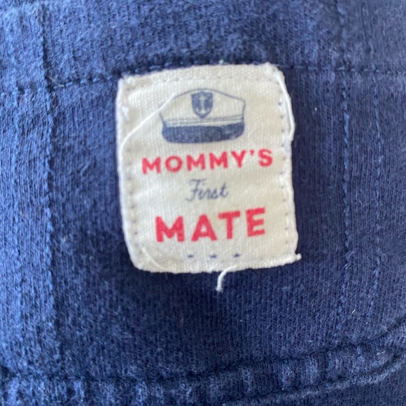 Carter’s 12 month navy baby overall shorts - Picture 3 of 5